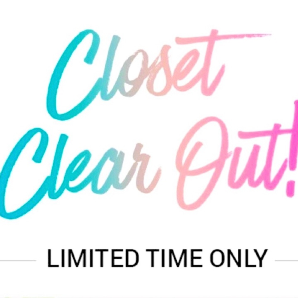 CLOSET CLEARANCE SALE!!!